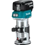 Makita 18V LXT Brushless Cordless Compact Router Kit with 5.0 Ah Batteries (XTR01T7) thumbnail 7