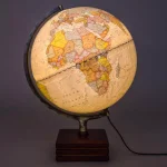 Waypoint Geographic Horizon II Illuminated 12 in. Desktop Globe with Dark Cherry Wood Stand thumbnail 1