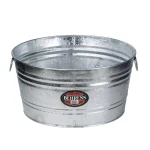 Behrens 35 Gal. Hot Dipped Galvanized Steel Round Utility Tub thumbnail 1