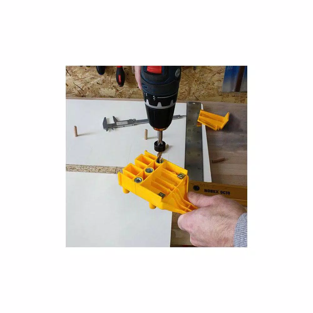 Wolfcraft Dowel Quick Dowelling Jig for 1/4 in., 5/16 in., and 3/8 in. Dowel Pins