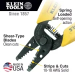 Klein Tools 3-Piece Electrical Tool Set with Non-Contact Voltage Tester, Multi-Bit Screwdriver and Wire Stripper thumbnail 4