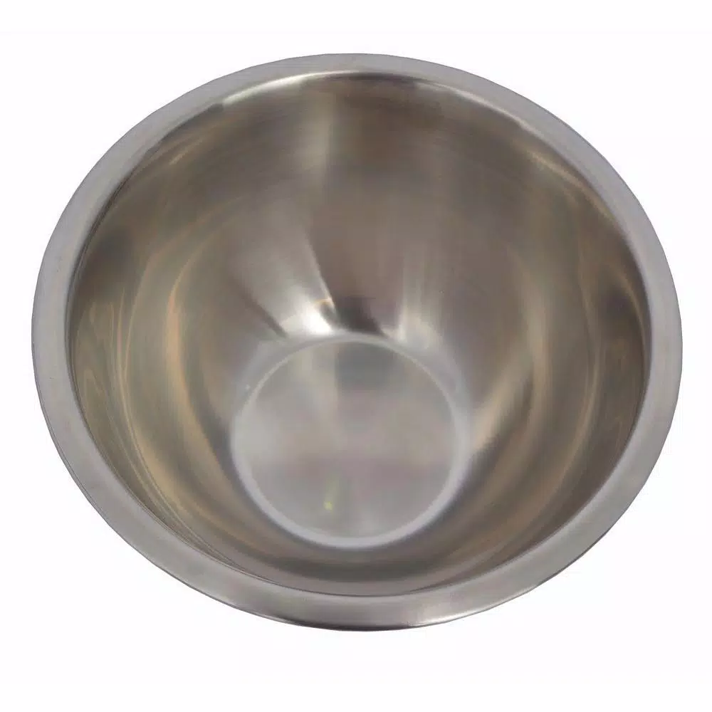 Unbranded 1.25 Qt. Stainless Steel Mixing Bowl with Matte Finish and Extended Rim