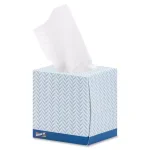 Genuine Joe Cube Box Facial Tissue 2-Ply, White (36 Boxes per Carton) thumbnail 2