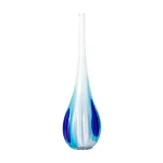 IMAX Toledo White Glass Amphora Vases, Set of 3 thumbnail 2