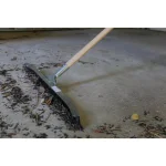 Ettore 24 in. Industrial Curved Floor Squeegee with Scraper Edge and 24 in. Steel Handle thumbnail 6