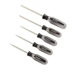 Husky 5-Piece Torx Screwdriver Set, High Strength Alloy Steel Blades, Ergonomic Handles thumbnail 2