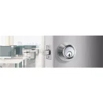 Universal Hardware Commercial ANSI Grade 1 Single Cylinder Heavy-Duty Industrial Deadbolt, Satin Chrome, 2-3/4 in. Backset thumbnail 4