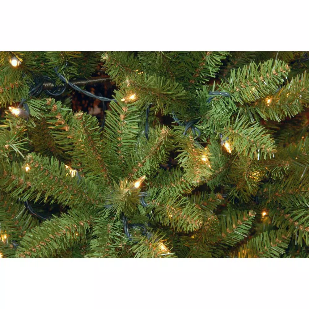 National Tree Company 9 ft. Kingswood Fir Pencil Artificial Christmas Tree with 500 Clear Warm Lights