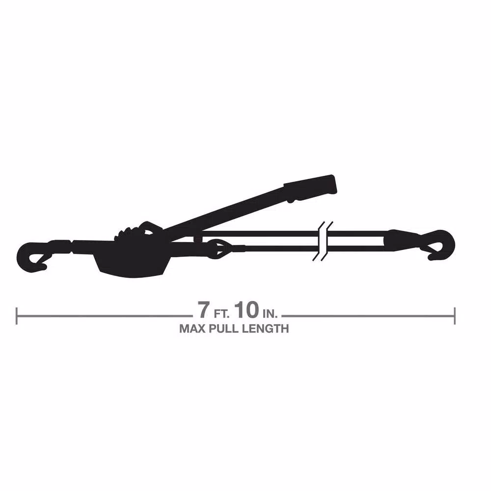 TEKTON 2 Ton Power Puller with 3/16 in. Aircraft-Grade Steel Cable