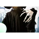 Haunted Hill Farm 7.5 ft. Animated Phantom Witch with Multi-Color LED Crystal Ball Halloween Prop thumbnail 2