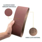 POWERTEC 120 Grit Aluminum Oxide Sanding Belts, 4 in. x 24 in. (10-Pack) thumbnail 3