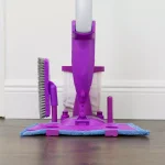 Rejuvenate Click N Clean Mop Storage Caddy Kit, Purple Vertical Organizer thumbnail 3