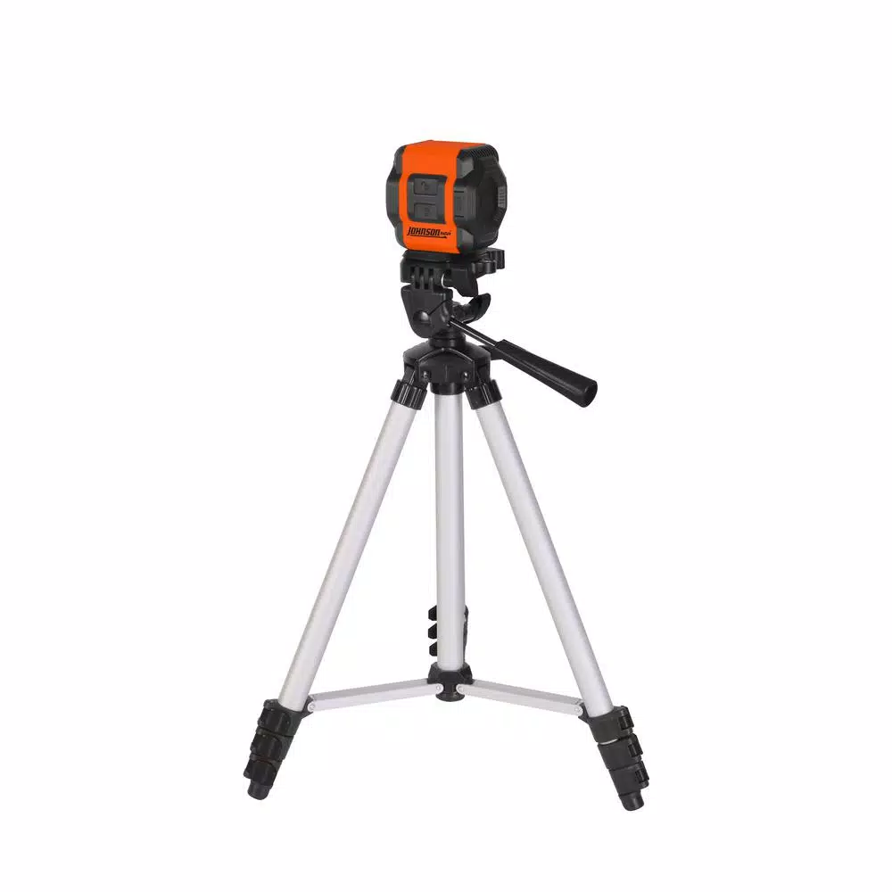 Johnson 40-6796 Aluminum Laser Level Tripod with Pan and Tilt Head