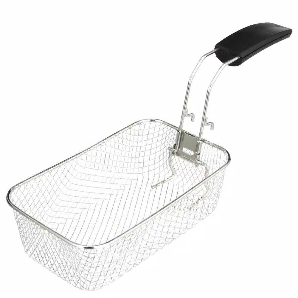 Presto ProFry 12-Cup Deep Fryer, 1800W Electric Immersion Element with 2 Oblong Baskets