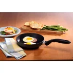 Swiss Diamond 8 in. Cast Aluminum Nonstick Frying Pan with Glass Lid, Gray thumbnail 3