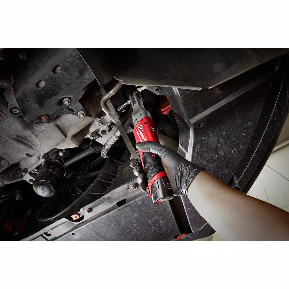 Milwaukee M12 FUEL 3/8 in. Stubby Impact Wrench & Ratchet Combo Kit with Two 3.0 Ah Batteries