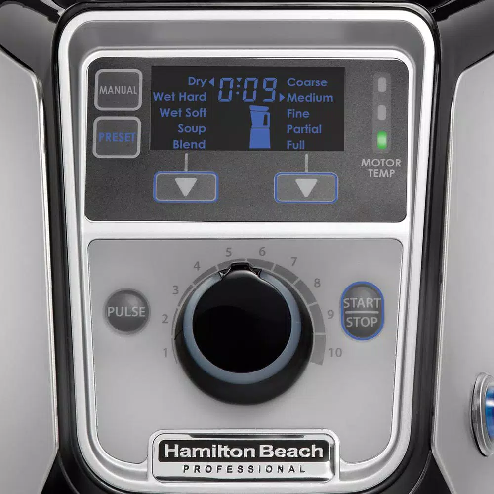 Hamilton Beach Professional 13-Speed Stainless Steel Juicer Mixer Grinder with 3 Jars