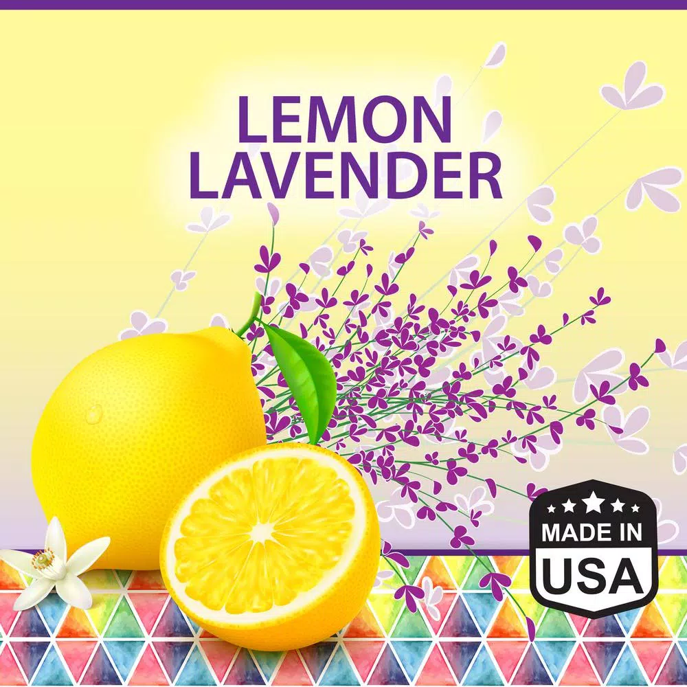 OdoBan Solid Odor Absorber Gel, Lemon Lavender, 14 oz.