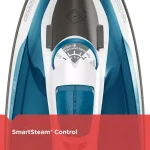 BLACK+DECKER Easy Steam Compact Steam Iron, 1200W, Blue/White thumbnail 2