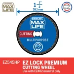 Dremel EZ Lock High Performance Diamond Wheel Grinding and Cut-Off Wheel thumbnail 2
