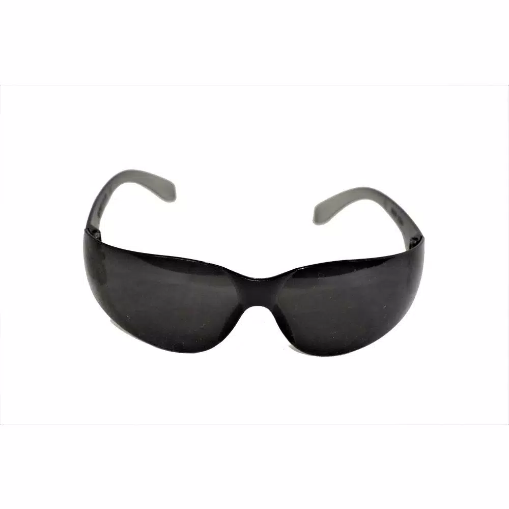 G & F Products EyePRO Smoke Safety Goggles, Scratch, Impact and Ballistic Resistant, 12 Pack, Dark Grey