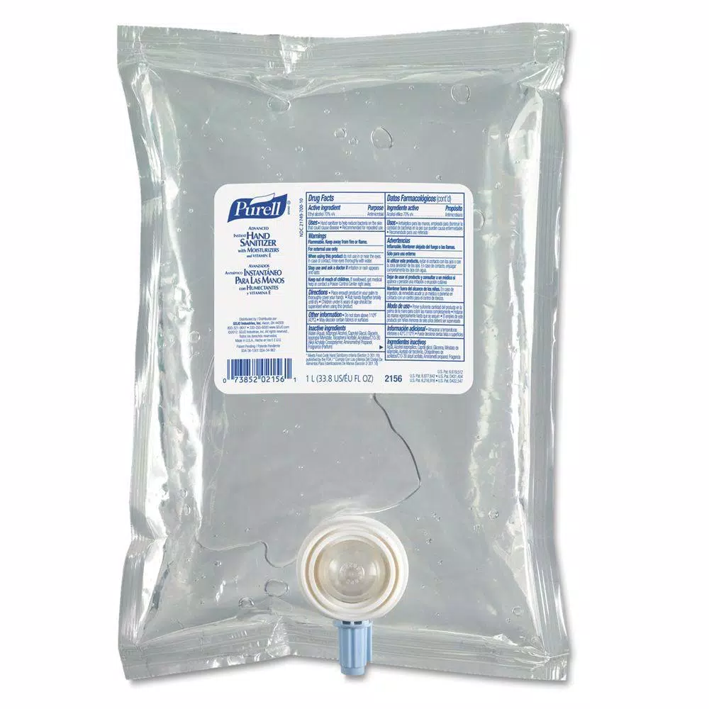 Purell Gojo PURELL Advanced NXT Instant Hand Sanitizer Refill 1000 mL Bag (Case of 4)
