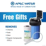 APEC Water Systems Futura 10 GPM Salt-Free Whole House Water Softener System with Pre-Filter and Protective Neoprene Coat thumbnail 7