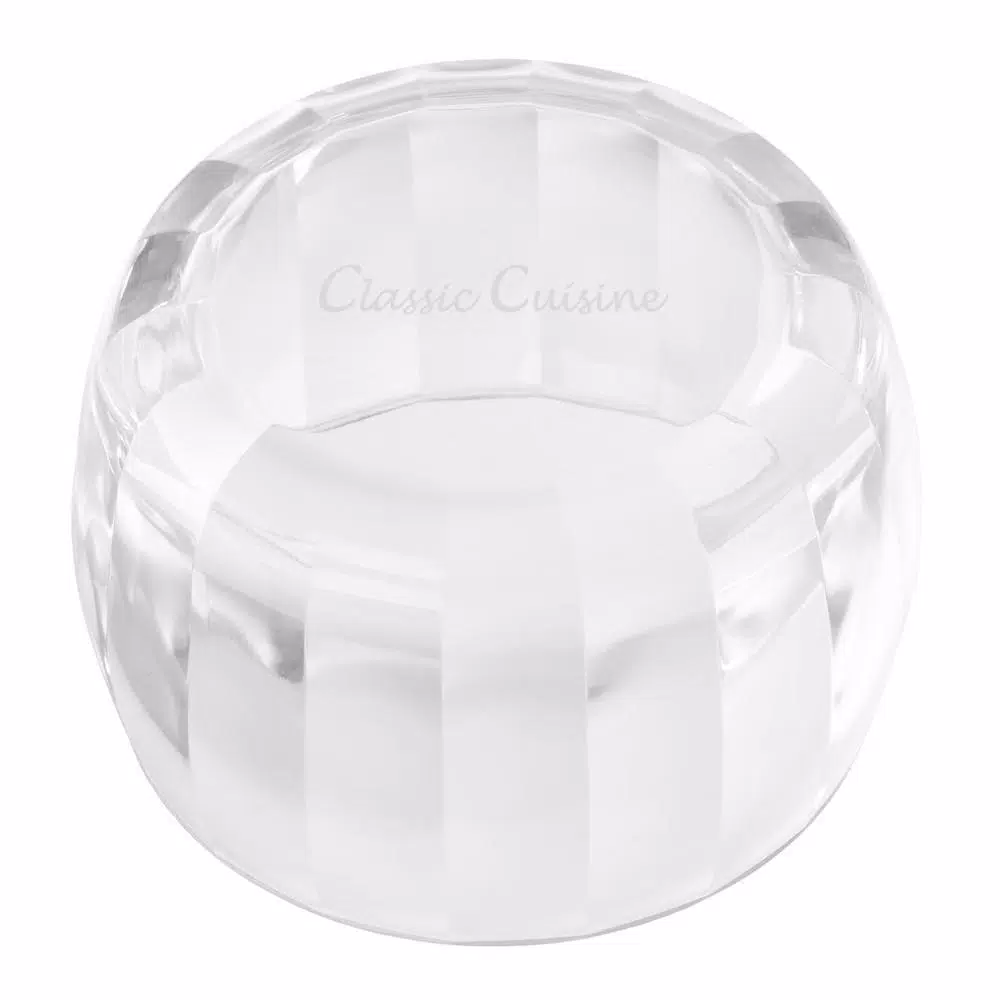 Classic Cuisine Cold Dip Serving Bowls with Ice Compartment and Metal Carrier, 2-Pack