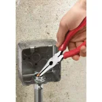 Milwaukee 2-Piece Pliers Set: 9 in. High Leverage Lineman's & 8 in. Long Nose Pliers thumbnail 3