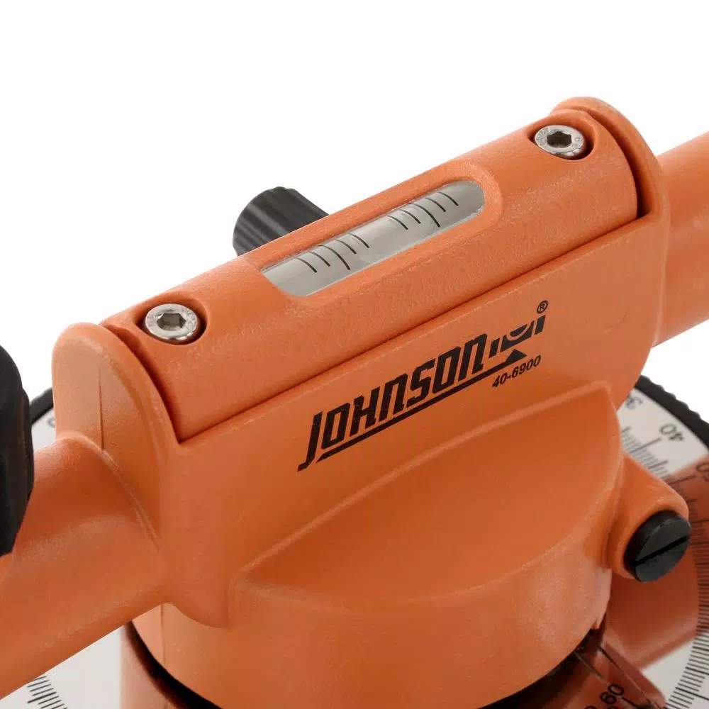 Johnson 40-6900 22X Builder's Level with 200 ft. Working Range