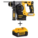 DEWALT DCH273B 20V MAX XR Brushless 1 in. SDS Plus L-Shape Rotary Hammer with (1) 5.0 Ah Battery thumbnail 1