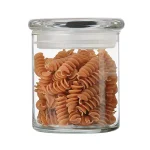 Libbey 6-Piece Glass Cylinder Jar Set with Lids thumbnail 2