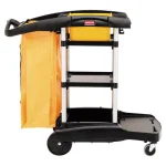 Rubbermaid Commercial Products High-Capacity Janitorial Cleaning Cart with Aluminum Frame thumbnail 1
