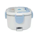 Tayama EHB-01 Electric Heating Lunch Box with Handle - White & Light Blue thumbnail 5