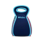FLATBOX Dark Blue and Light Blue Neoprene Lunch Bag and Unzipping Placemat Set thumbnail 1