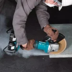 Makita 18V X2 LXT (36V) 9 in. Brushless Paddle Switch Angle Grinder Kit with 5.0 Ah Batteries & Grinding Wheels thumbnail 14