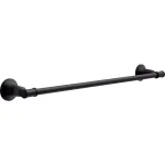Delta Chamberlain 24 in. Matte Black Towel Bar, Zinc Die Cast Construction thumbnail 1