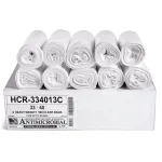 Unbranded HCR 33 Gallon Clear High Density Trash Bags, 0.42 mil, 500 Count thumbnail 1