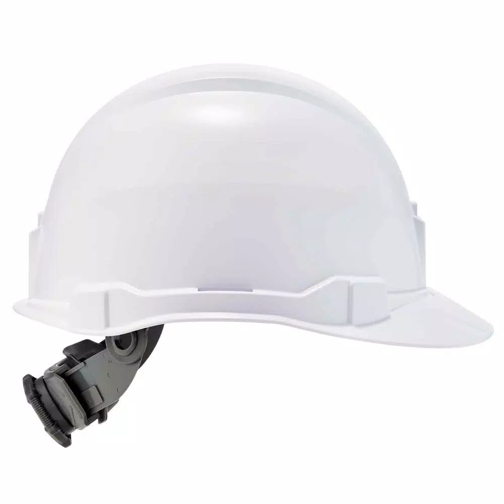 Ergodyne Skullerz 8970 Class E White Cap Style Hard Hat with Ratchet Suspension