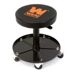 WEN 300 lb. Capacity Pneumatic Rolling Mechanic Stool with Tool Tray thumbnail 1