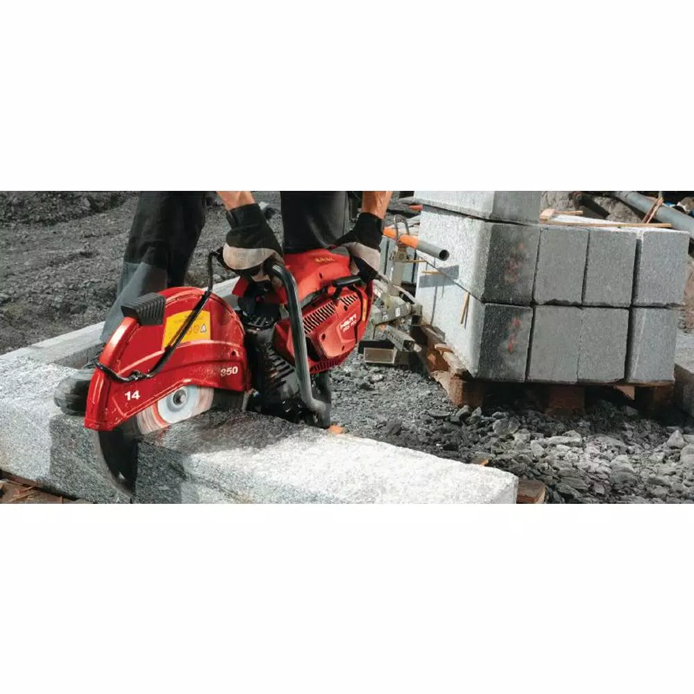 Hilti DSH 700-X 14 in. Hand Held Gas Saw with 3 Premium Diamond Blades