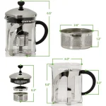 Ovente 2.5-Cup Glass Tea Maker with Removable Stainless Steel Infuser and Measuring Scoop thumbnail 7