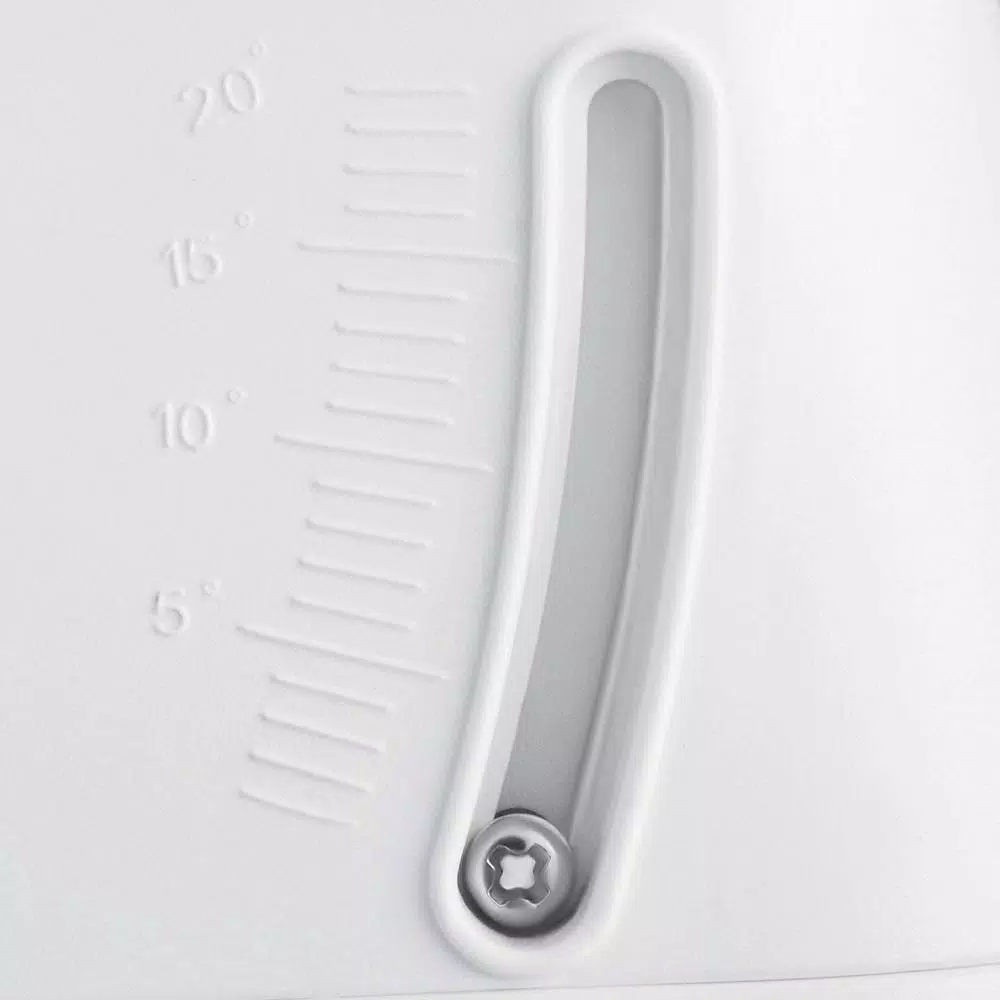 Wasserstein Adjustable Vertical Wall Mount Kit for Google Nest Hello Video Doorbell, White