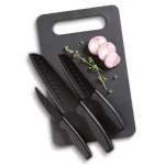 Oster 4-Piece Stainless Steel Knife Set with Cutting Board thumbnail 3