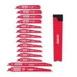 Diablo 14-Piece Bi-Metal Reciprocating Saw Blade Set with Carrying Case thumbnail 1