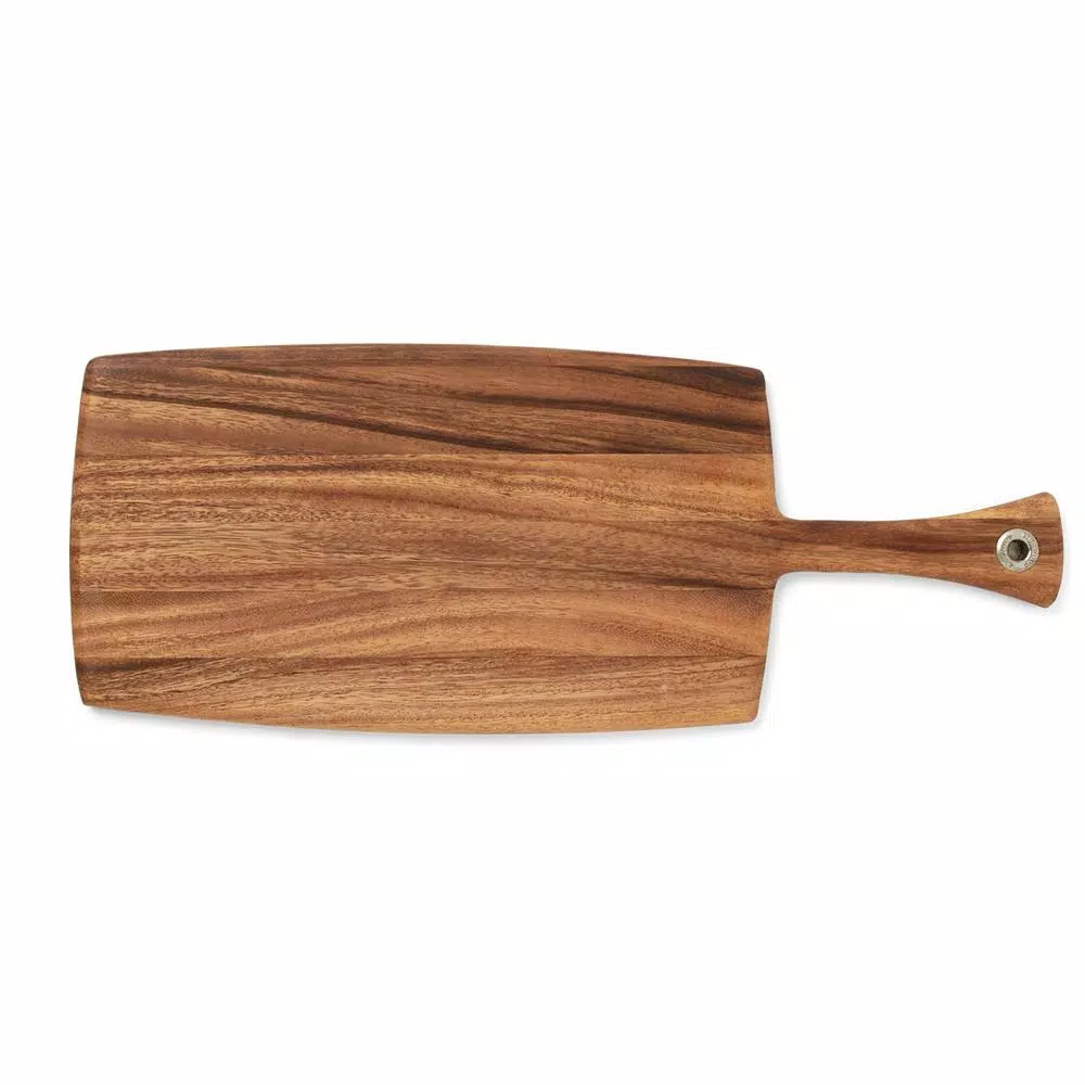 Ironwood Handcrafted Acacia Wood Rectangular Charcuterie Paddle Board
