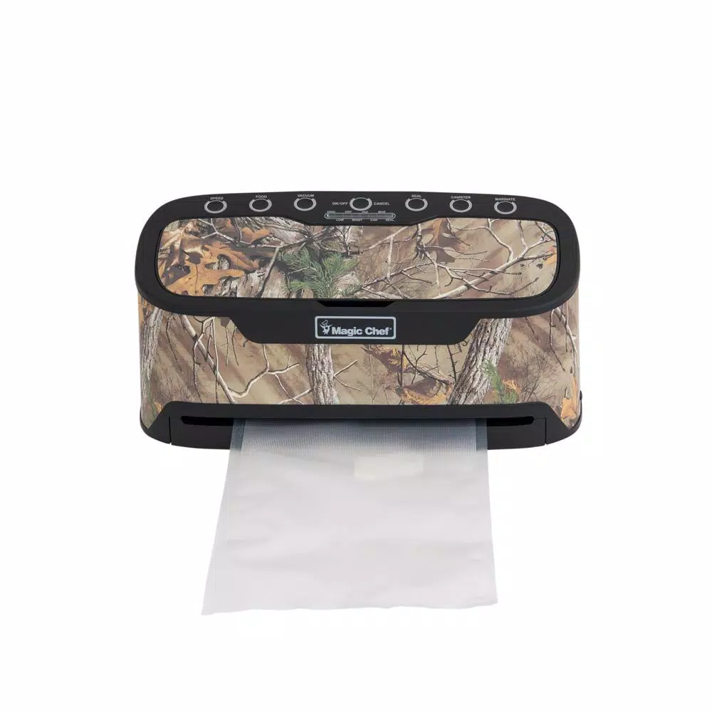 Magic Chef Realtree Xtra Camouflage Food Vacuum Sealer with Dual Pump
