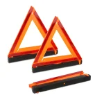 Stark 3-Pack Roadside Folding Safety Triangle Reflector Warning Kit, DOT Approved thumbnail 2