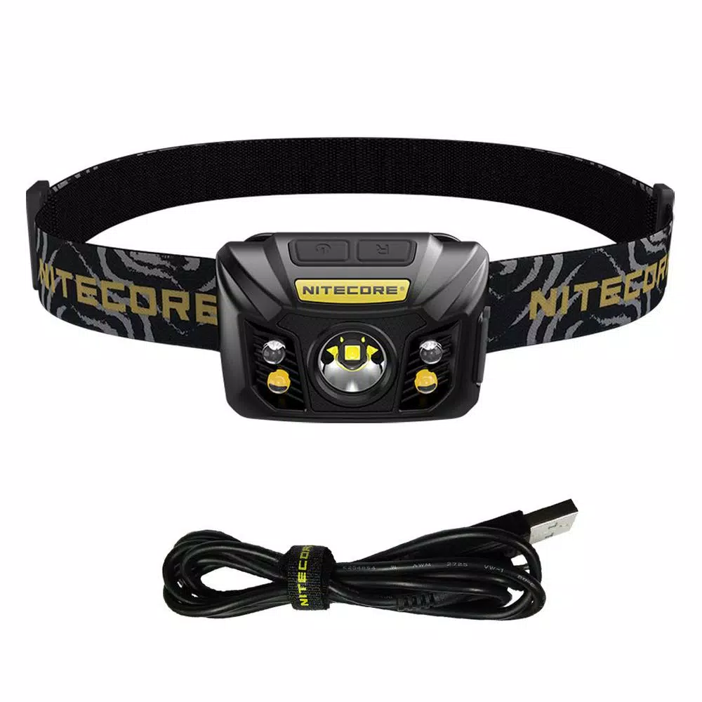 NITECORE NU32 USB Rechargeable LED Headlamp, 550 Lumens, Red Light & High CRI Auxiliary LEDs