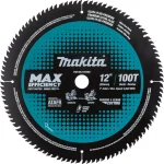 Makita 12 in. 100T Carbide-Tipped Max Efficiency Miter Saw Blade thumbnail 1